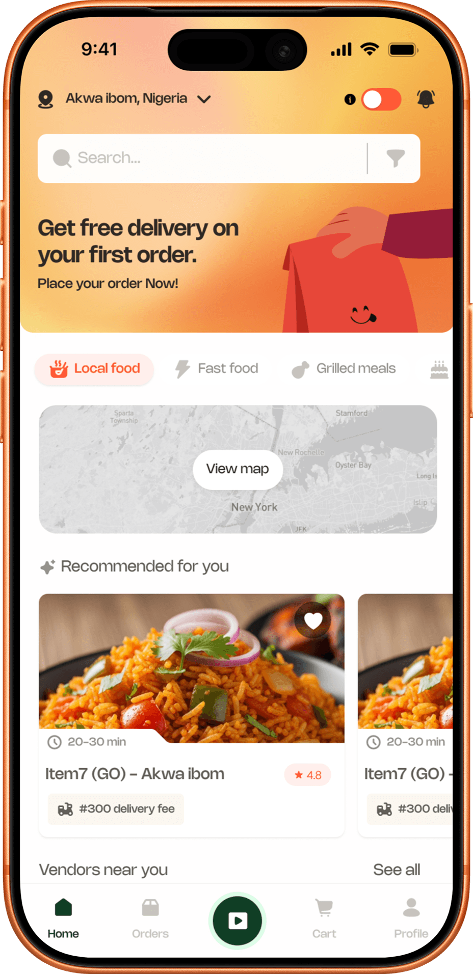 food mobile screenshot